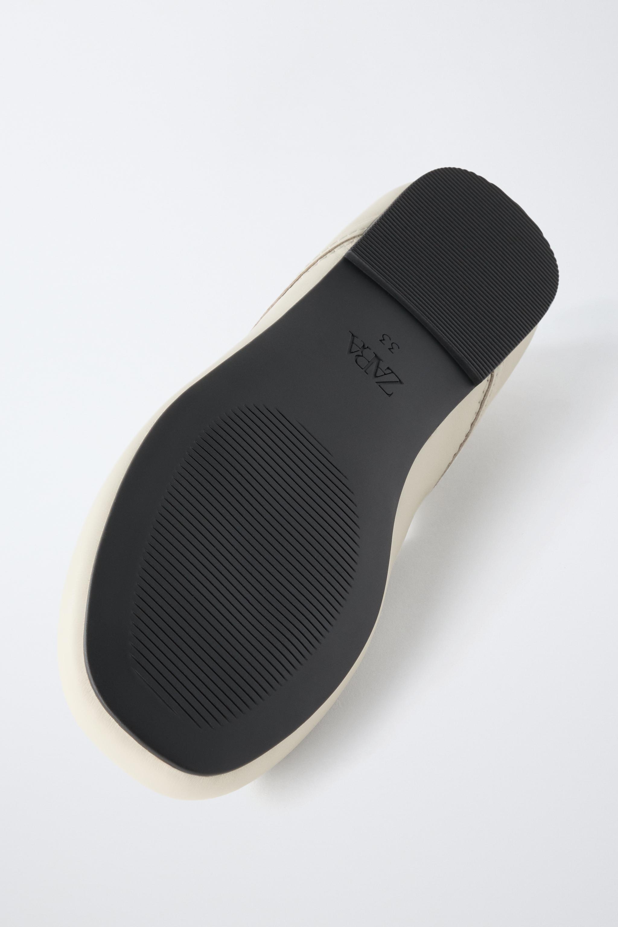 LEATHER BALLET FLATS